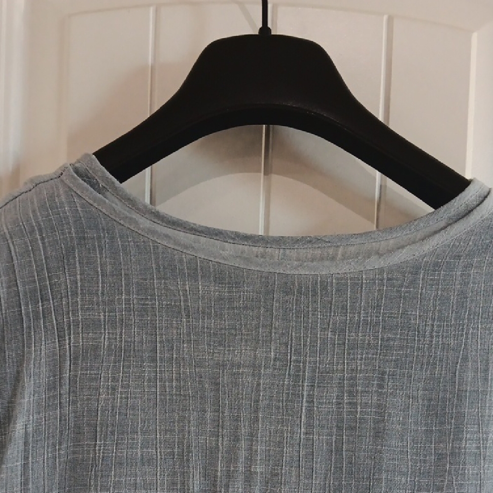 Source Unknown* Pale Blue Asymmetrical Women’s Dr… - image 10